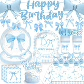 Xynic Blue Bow Banner adds festive flair for birthdays
