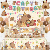 Xynic Capybara banner for birthday decor and photo-worthy moments