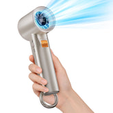 Xyphora portable turbo fan outdoors with enhanced airflow on-the-go.
