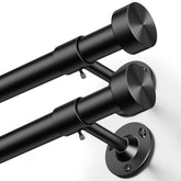 YaFex 2-pack heavy-duty curtain rods extend 32-90 inches for flexible window fitting.