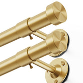 YaFex heavy-duty curtain rod assembly demonstrates connected sections for 32 to 120 inch spans