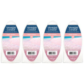 Yankee Candle Pink Sands wax melts open pack for quick, even scent release.