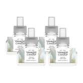 Yankee Candle ScentPlug refill bottle snapped into base for lasting Clean Cotton fragrance.