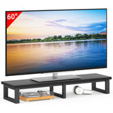 YAOHUOO 45-inch TV riser with a spacious top for TVs up to 60 inches