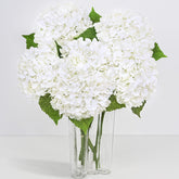 Yastouay Real Touch Hydrangea 21-inch bloom for lifelike home decor.