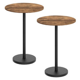 YATINEY bar table round top view with ample surface for drinks and snacks