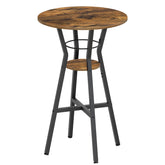 YATINEY bar table top view shows spacious round surface for social drinks.