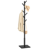 Yawinhe coat rack with eight hooks provides organized entryway storage