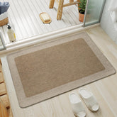 YDKGL ultra-thin bath mat under door for easy access and clearance