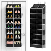 Yecaye 8-tier organizer front view with roomy compartments for shoes