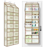 Yecaye five-tier door organizer front view showing roomy dual-column storage for clutter-free space