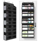 Yecaye over-door organizer with 5-tier dual-column design for extra storage space.