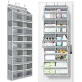 Yecaye over-the-door organizer offers 5-tier dual-column storage for clutter-free bedrooms.