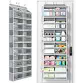 Yecaye over-the-door organizer 6-tier front view for clutter-free dorm storage.