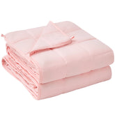 Yescool 20 lb weighted blanket on a queen bed for steady night comfort.
