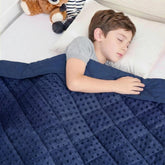 YesCool kids weighted blanket 5 lbs provides secure sleep
