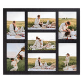 YESKAY 4x6 collage frame on wall showing seven memories with secure openings