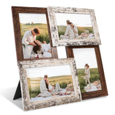 Yeskay 4x6 collage frame with four openings showcased on wall for elegant display