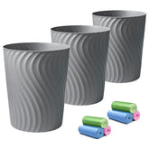 YGJT small trash can, bathroom side view, compact waste solution.