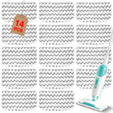 YHOVID steam mop pad for S1000 series shows perfect fit on the mop head