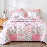 YIKUSH floral-quilt-set-king-bed highlights cozy styling for relaxing nights.