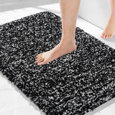 Yimobra bath rug 32x20 with ultra-soft pile offers plush foot comfort.