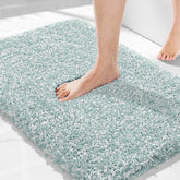 Yimobra bath rug with ultra-soft pile and absorbent surface for dry feet
