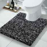 Yimobra U-shaped toilet rug with contour design for easy, comfortable access