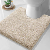 Yimobra U-shaped toilet rug 24x20 opening offers steady footing and comfort