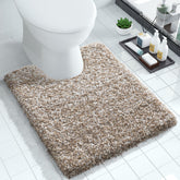 Yimobra U-shaped toilet rug with washability and standard-fit