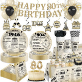 Yingoto 80th birthday banner pre-strung for easy setup.