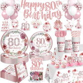 Yingoto 80th birthday banner for a festive backdrop