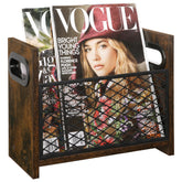YINMIT magazine holder on a desk keeps magazines organized and within reach.