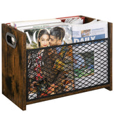YINMIT magazine holder on a desk for easy access to reading materials.