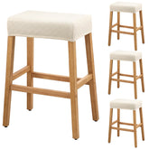 YISUN rectangle stool cover in stretch fabric for a wrinkle-free finish.