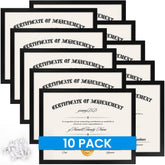 YixangDD certificate frame front with plexiglass for clear diploma display