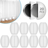 YixangDD rubber-coated shower weight secures curtains quietly.