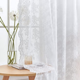 YJ YANJUN vintage lace curtains pair in full 84 inch length for elegant ambiance