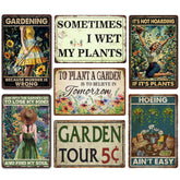 Ykfss funny garden sign outdoors adds curb appeal to your yard