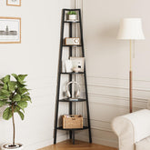 Yoobure corner shelf assembly diagram for easy setup and stable placement