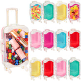 Yopay mini suitcase candy box pink for party favors and gifts