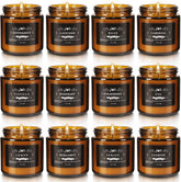 YOROXRG 12-piece scented candles variety pack enhances ambiance for gatherings.