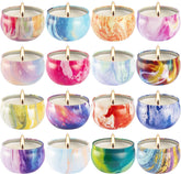 YOROXRG 16-pack scented candles gift set in travel tins for home ambiance
