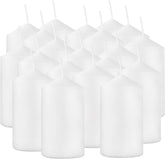 YOROXRG pillar candle 2x4 white 20-pack ideal for weddings and ambiance