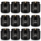 YOROXRG vanilla and rose scented candle in a travel tin for cozy evenings.