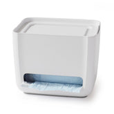 YouCopia SinkSuite Trash Bag Dispenser shows easy pull and organized under-sink storage.