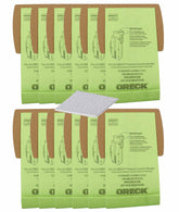 Youmeichuang Oreck Type BB 12-pack bags front view for easy replacement.