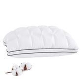 YOUR MOON Soft Support Pillow noiseless cotton cover promotes quiet nights