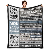 YPURTSD husband blanket 50x60 draped on sofa for cozy warmth.