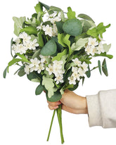 YUGALI cherry blossom branch in vase enhances a 16-inch centerpiece with natural charm